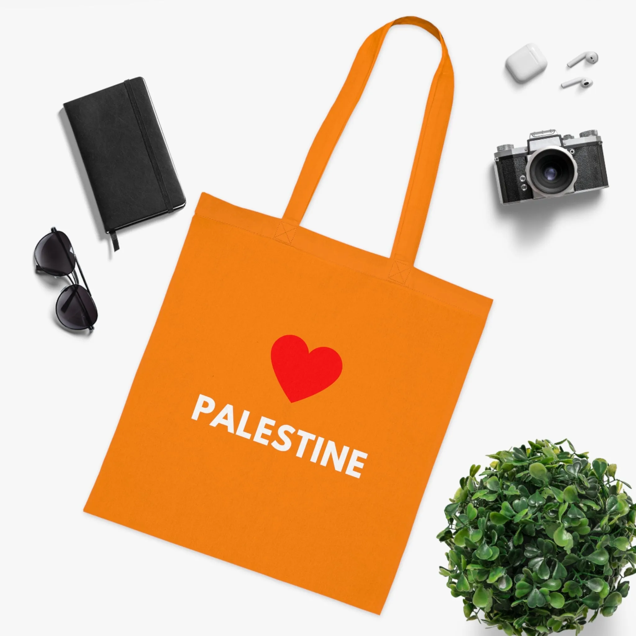 Love Palestine Tote Bag