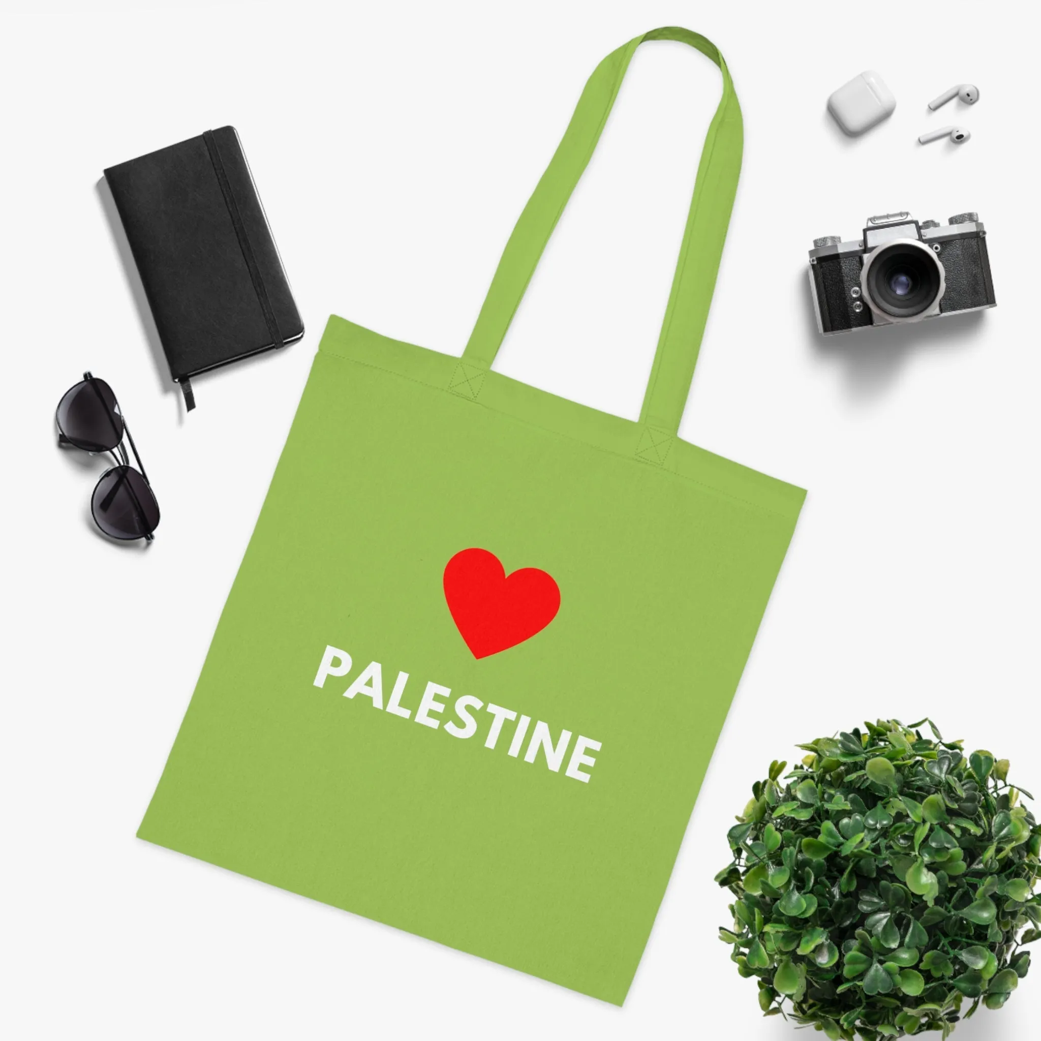 Love Palestine Tote Bag