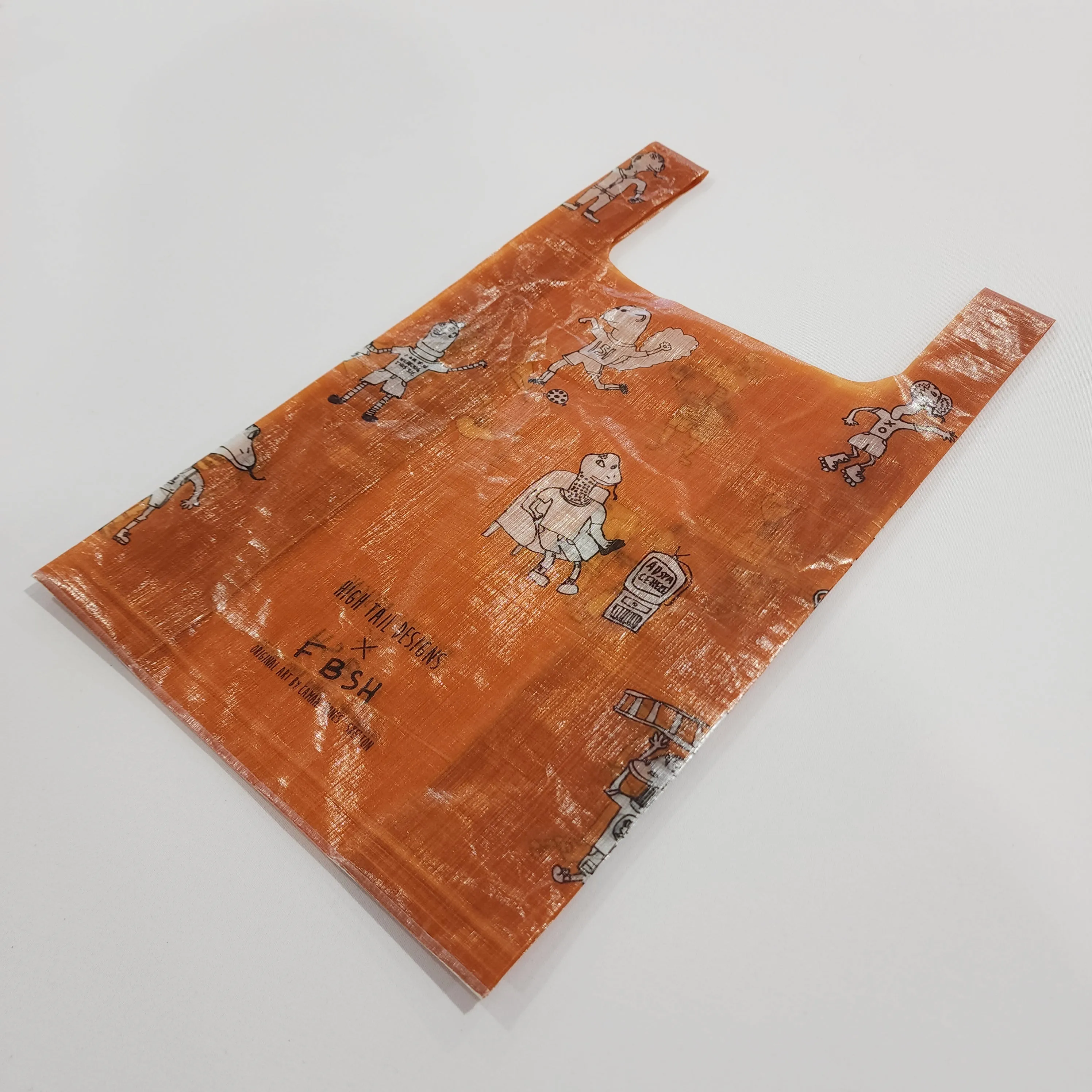 Medium Shopping Bag "Squash Bois" - by Caman Skelton
