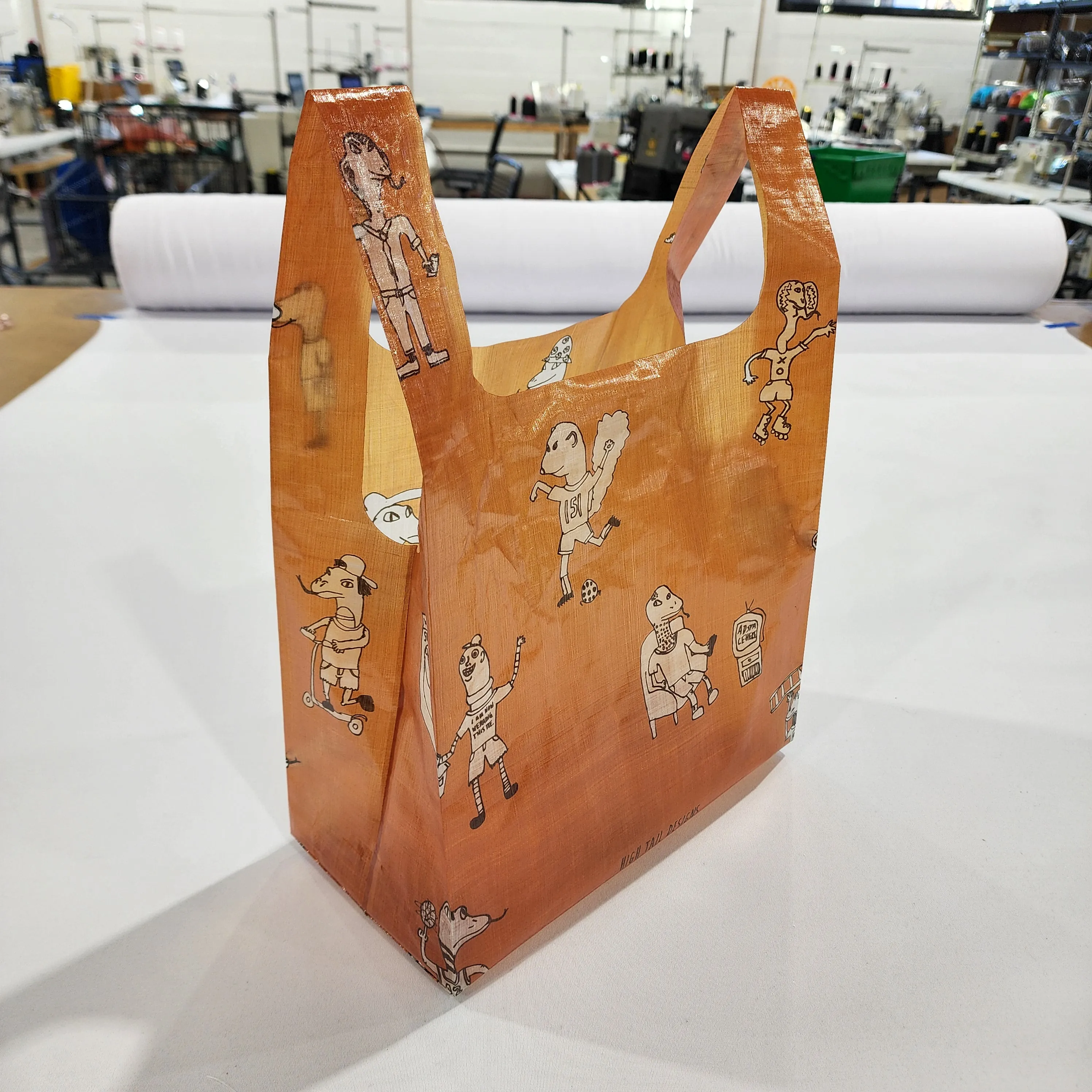 Medium Shopping Bag "Squash Bois" - by Caman Skelton