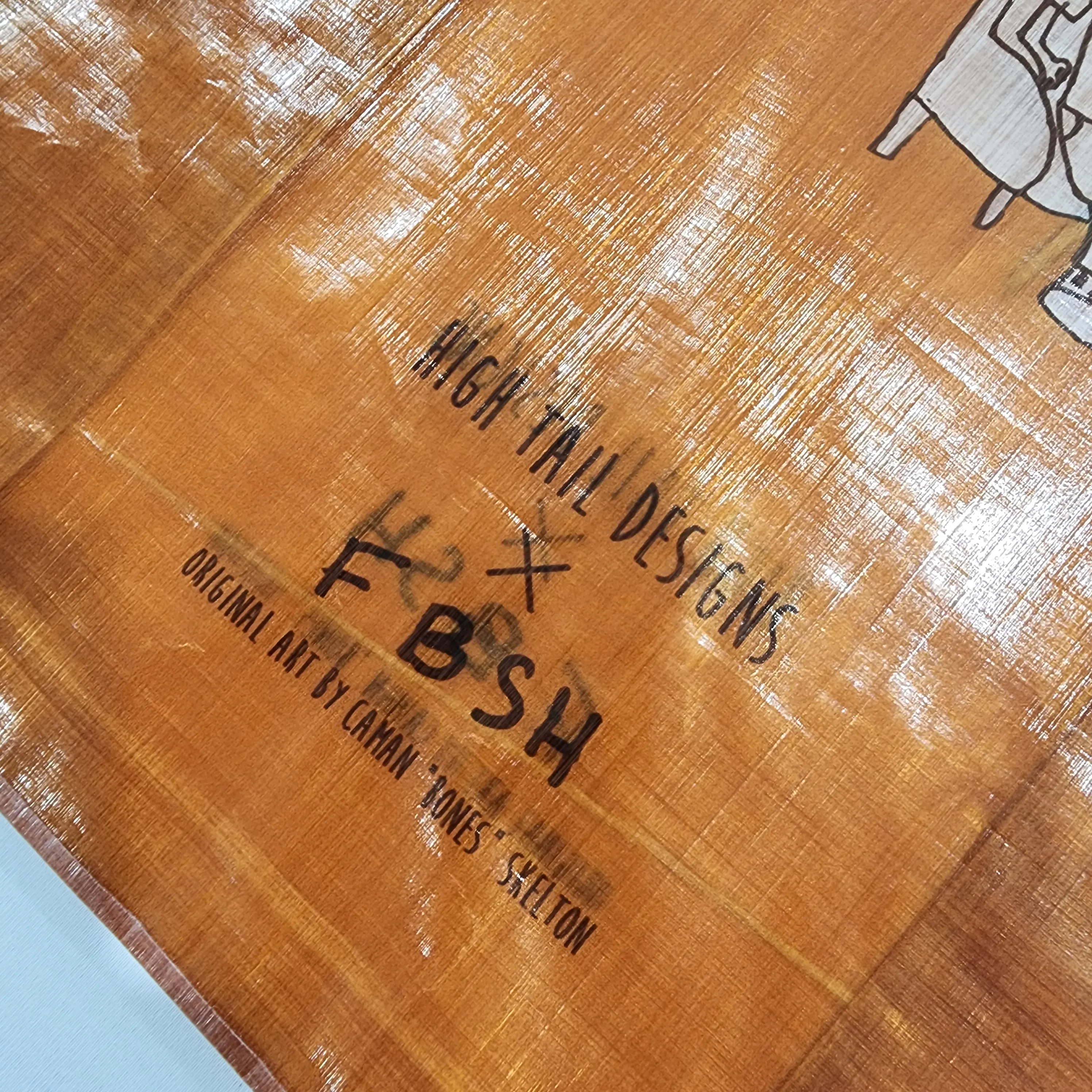 Medium Shopping Bag "Squash Bois" - by Caman Skelton