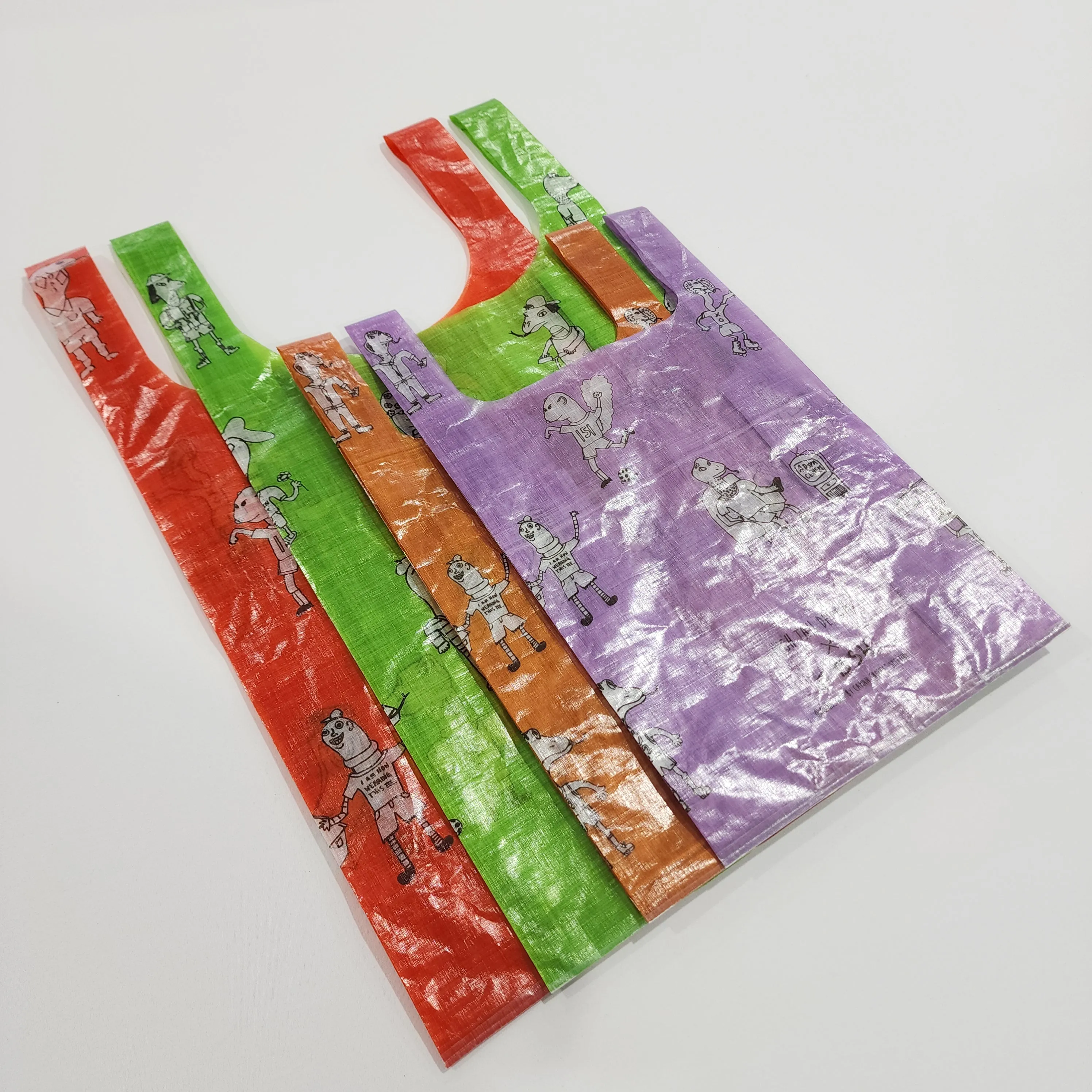 Medium Shopping Bag "Squash Bois" - by Caman Skelton
