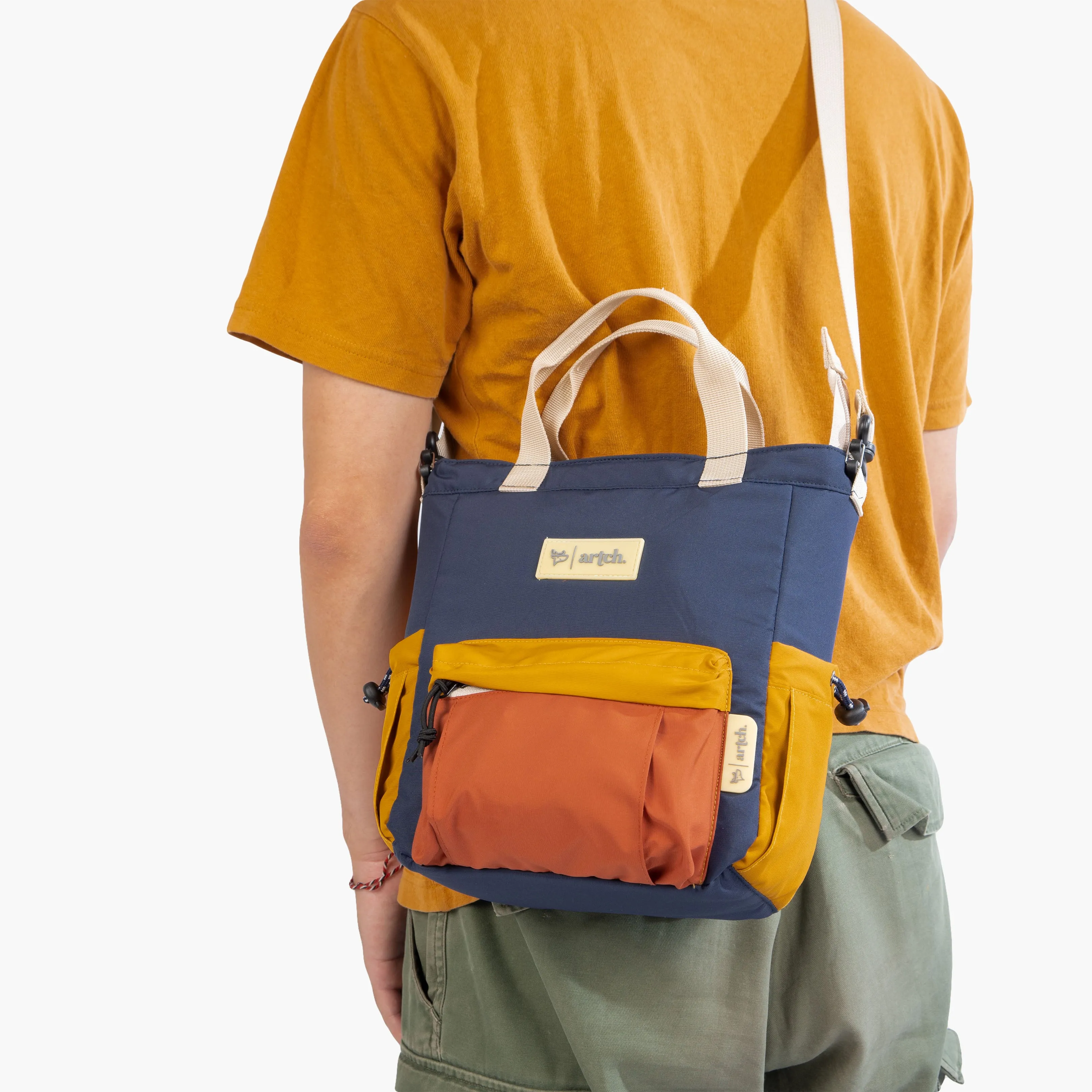 MINI GATA - NAVY ORANGE