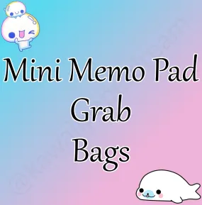 Mini Memo Pad Grab Bags