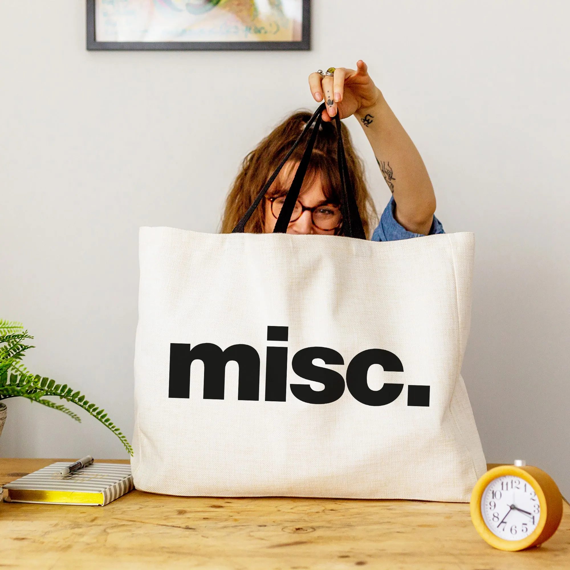 Misc Large Tote Bag