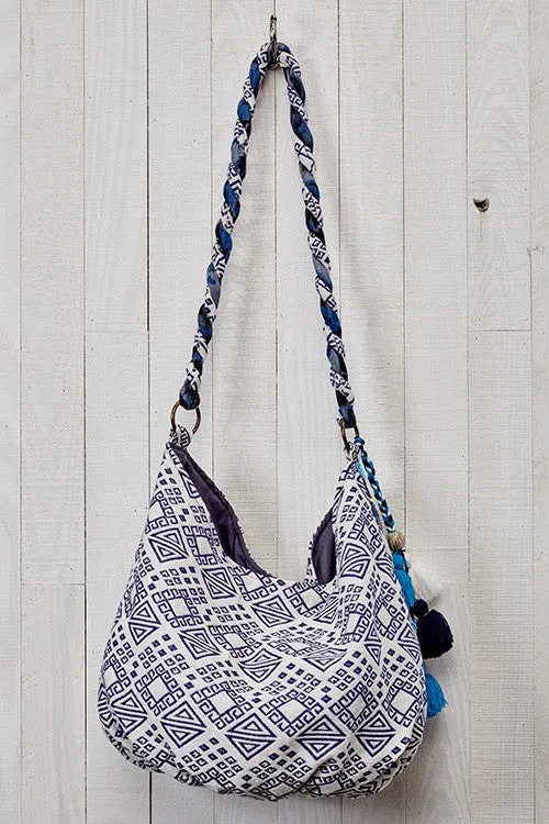 Mixed Media Hobo Bag