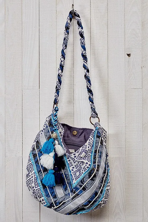 Mixed Media Hobo Bag