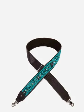 Western-Style Embroidered Crossbody Strap with Guitar Design by Montana West
