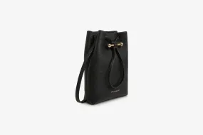 Sleek & Stylish Ossette Black Midi Pouch Handbag