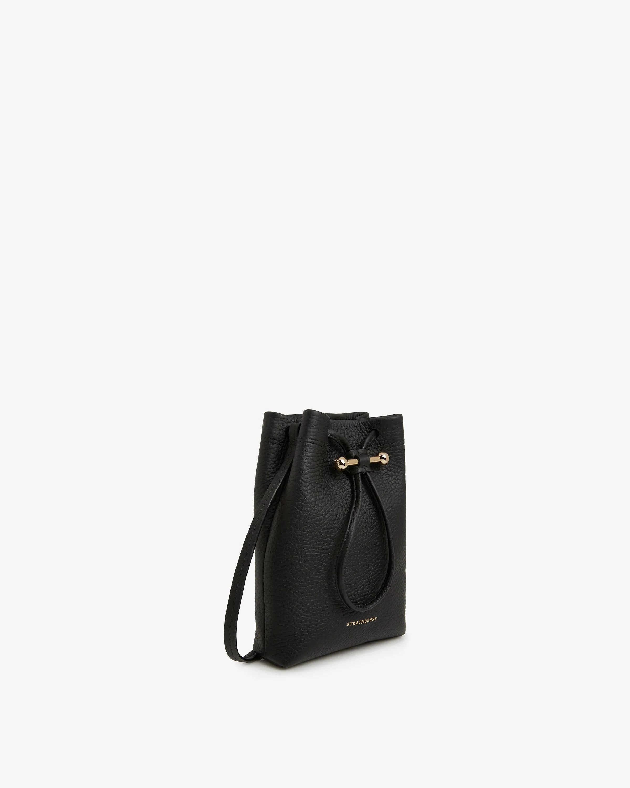 Sleek & Stylish Ossette Black Midi Pouch Handbag