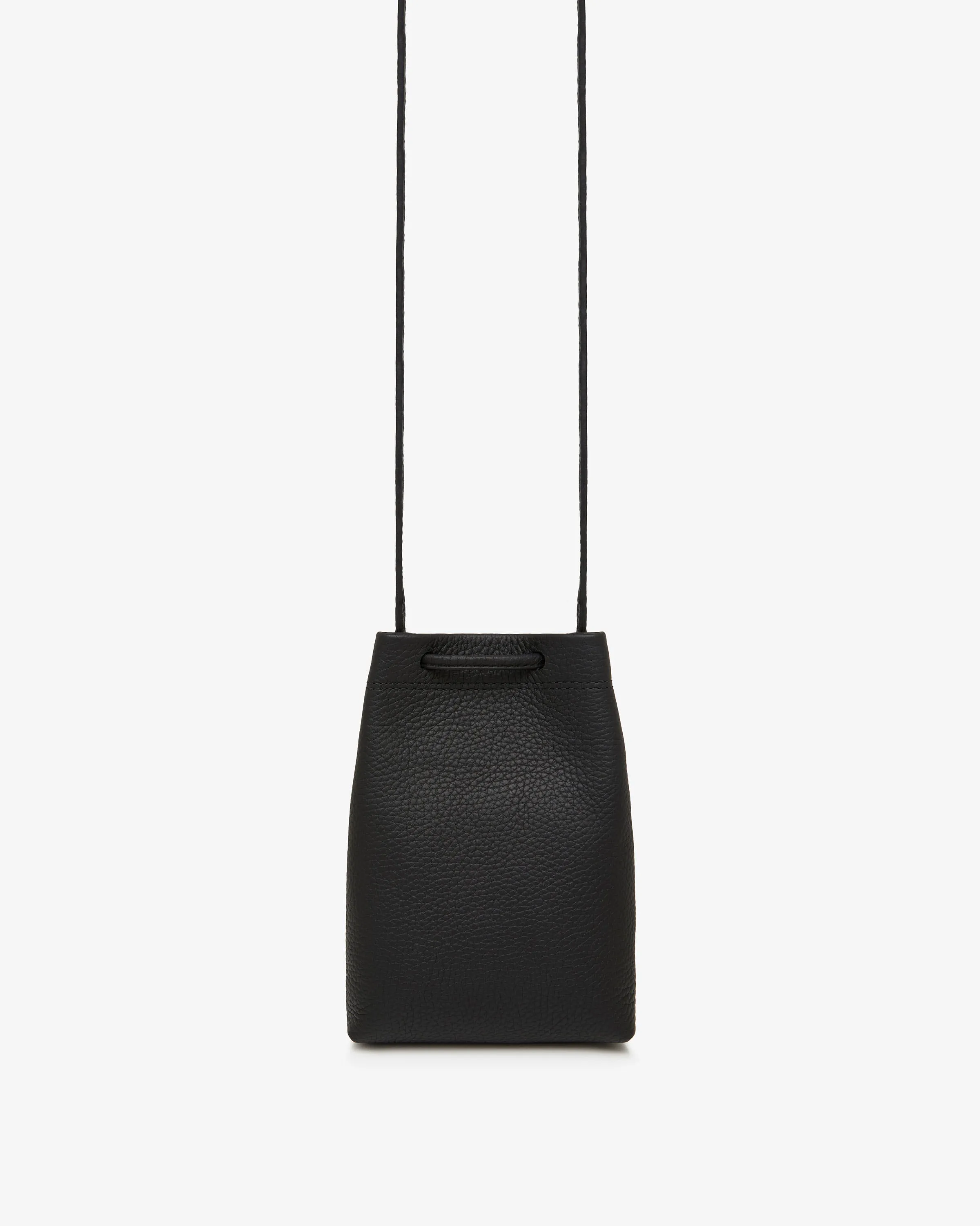 Sleek & Stylish Ossette Black Midi Pouch Handbag