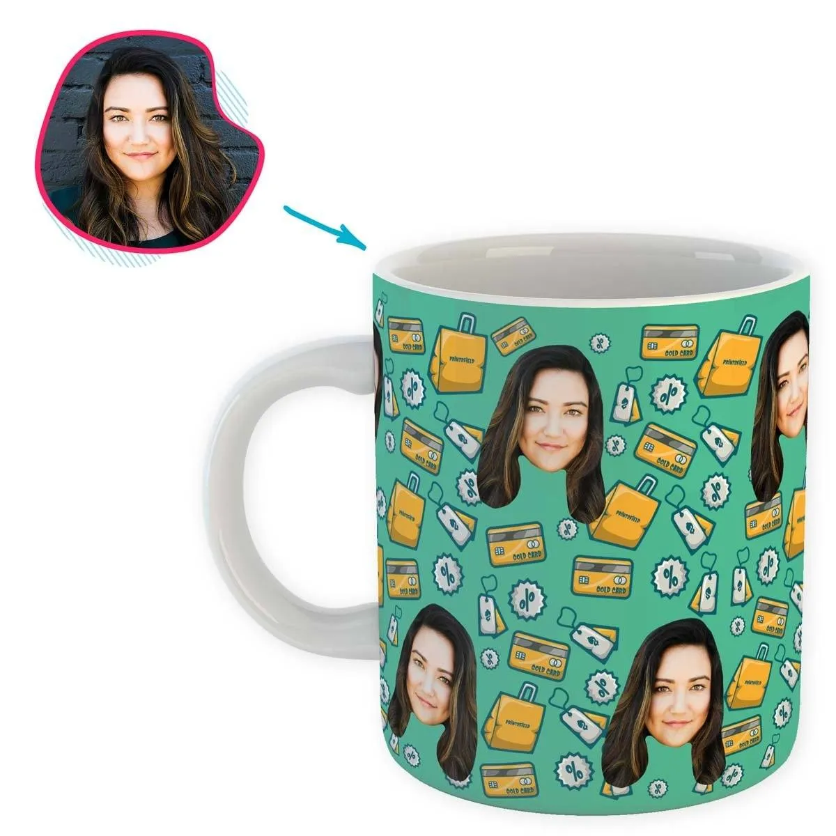 Shopping Personalized Mug