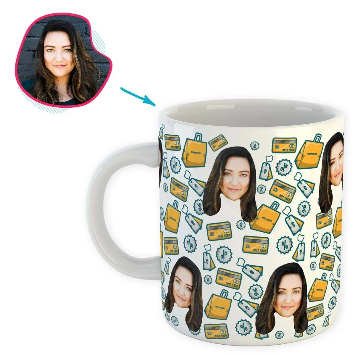 Shopping Personalized Mug