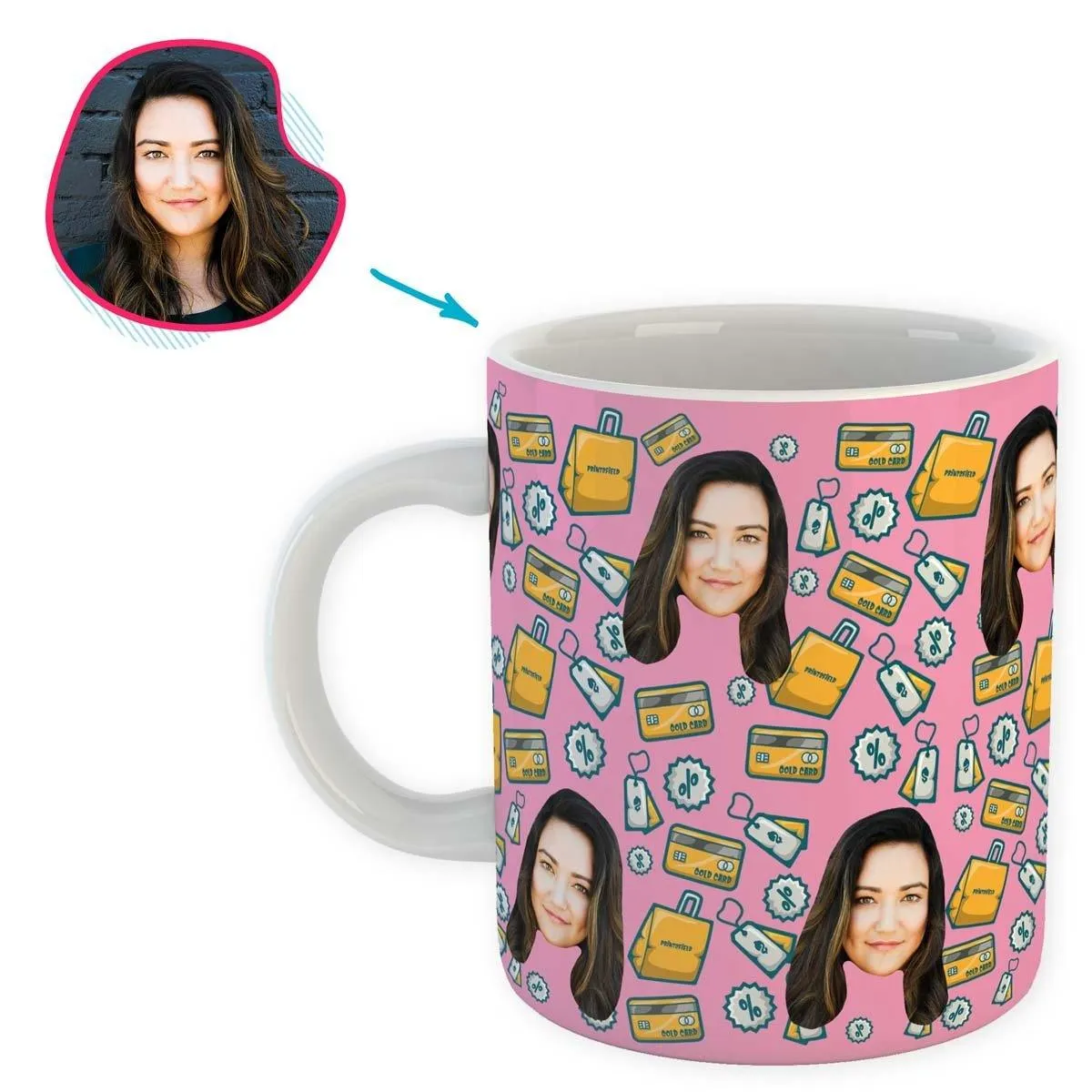 Shopping Personalized Mug