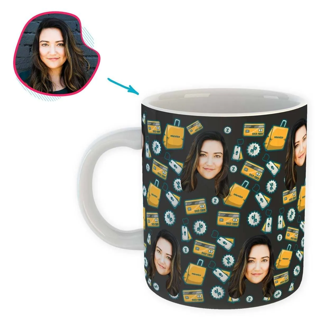 Shopping Personalized Mug