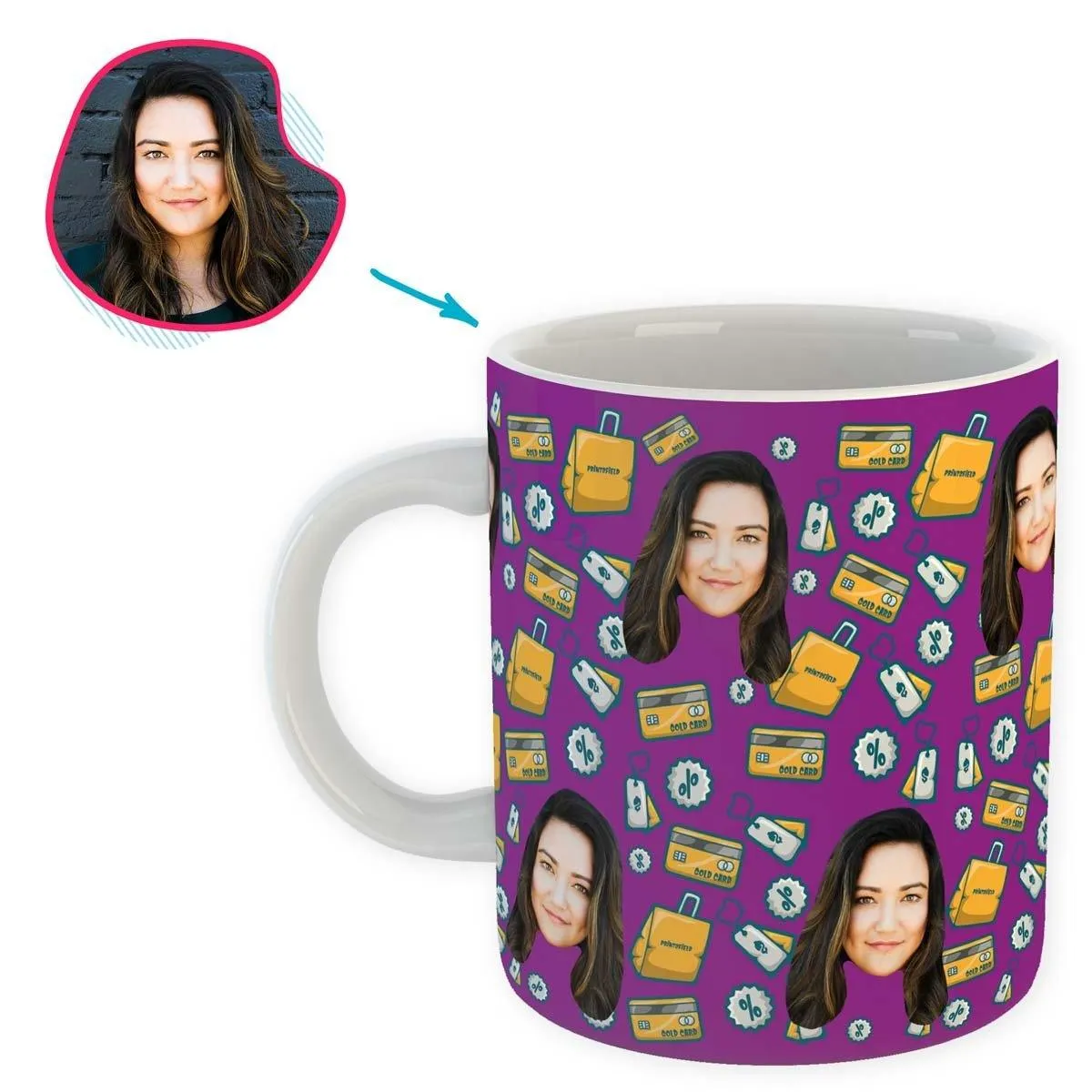 Shopping Personalized Mug