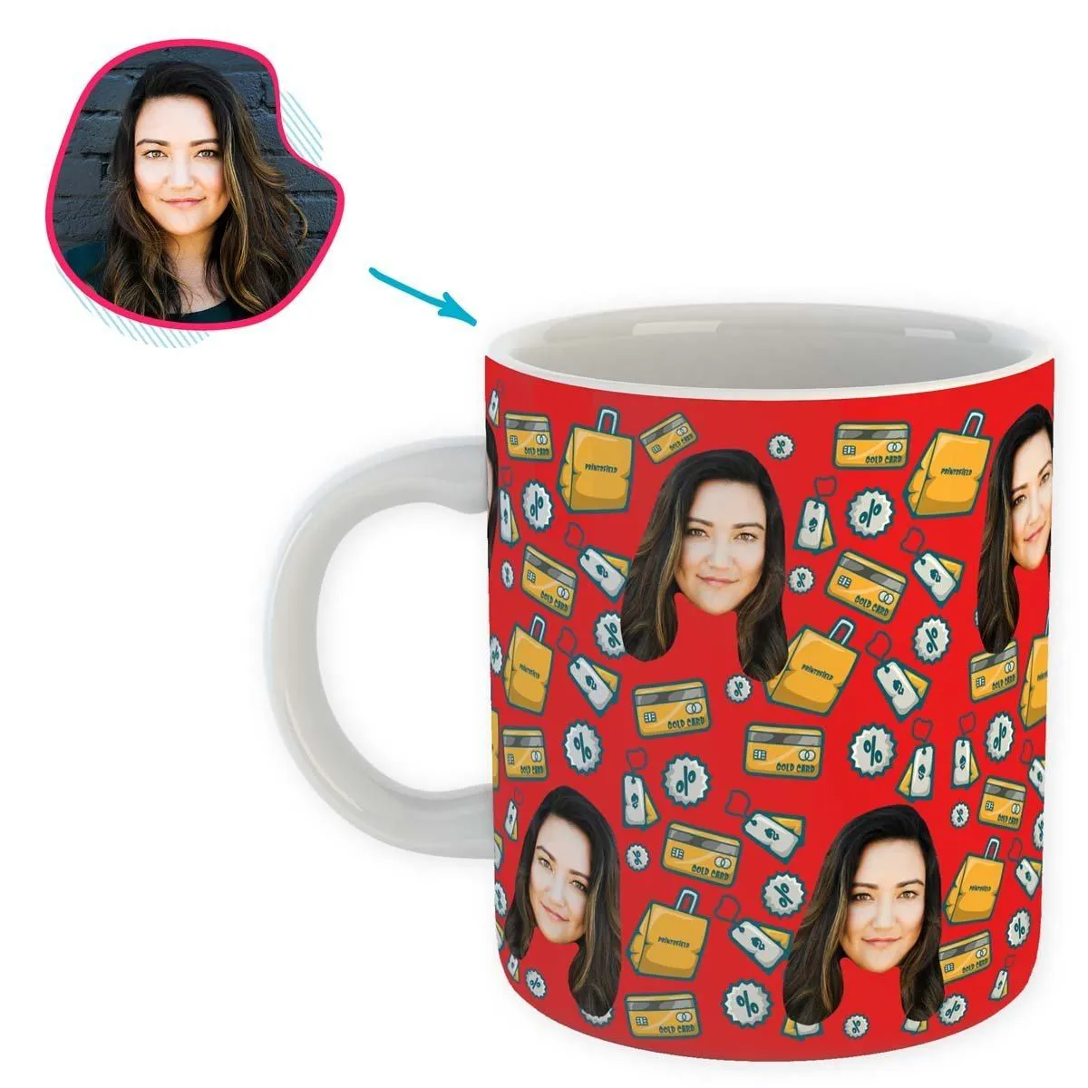 Shopping Personalized Mug