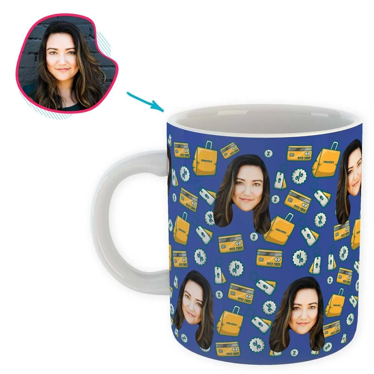 Shopping Personalized Mug