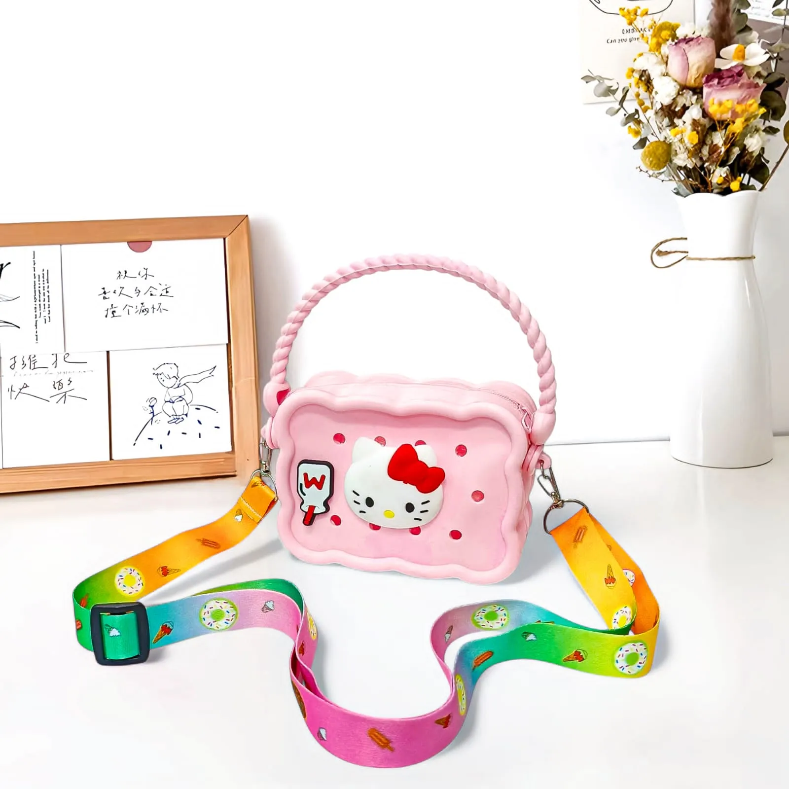 Silicone Mini Hello Kitty Bag